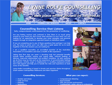 Tablet Screenshot of lynnerolfecounselling.com.au